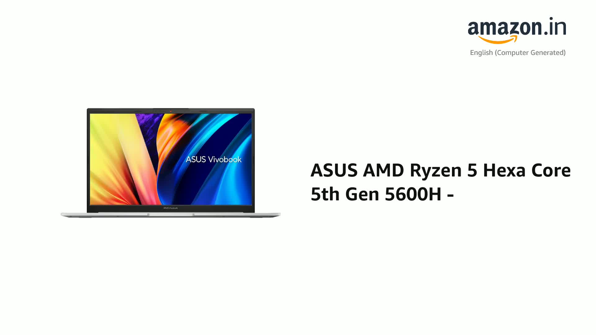 ★高性能★ASUS Ryzen5 5600H Win11/16GB/SSD512 ASUS AMD Ryzen 5 Hexa Core 5th Gen 5600H - (16 GB/1 TB SSD/Windows